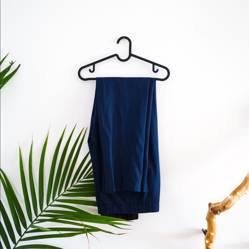 Vintage Men’s Navy Pinstriped Pants